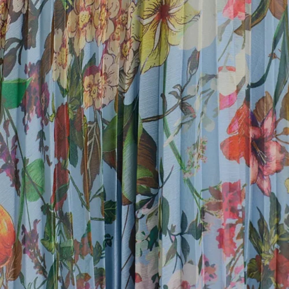 Pleated Floral Maxi Dress by Aqua Bloomingdales - Picture 6 of 8